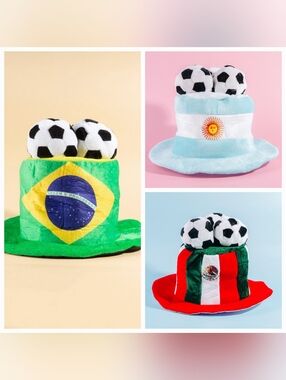 Country Soccer World Cup Hats